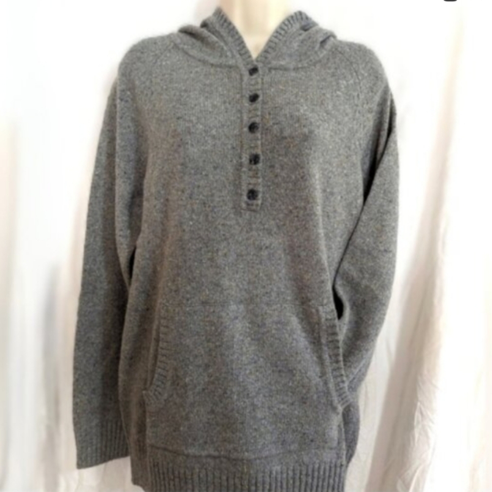Patagonia Women's Off Country Hooded Sweater Gray Size M